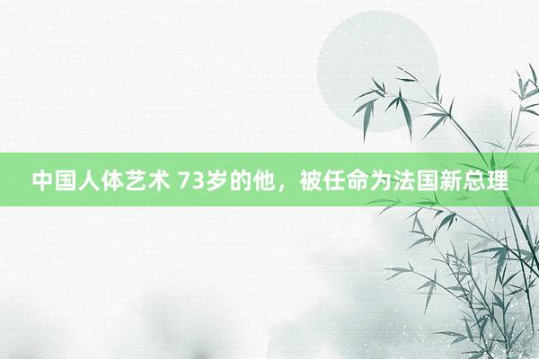 中国人体艺术 73岁的他，被任命为法国新总理