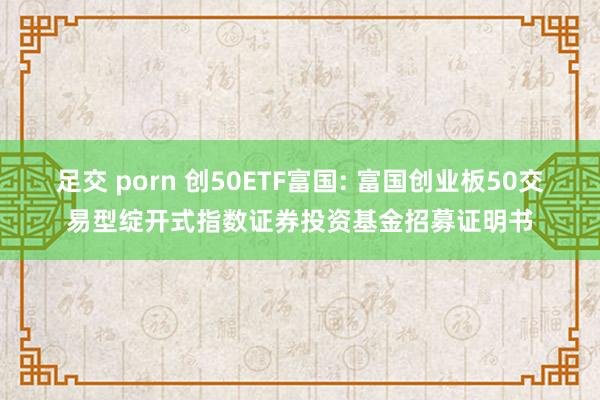 足交 porn 创50ETF富国: 富国创业板50交易型绽开式指数证券投资基金招募证明书