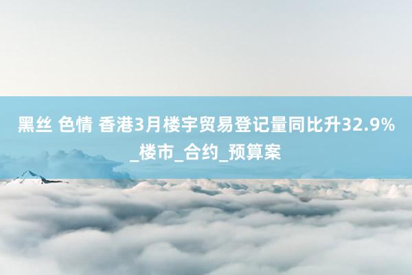 黑丝 色情 香港3月楼宇贸易登记量同比升32.9%_楼市_合约_预算案