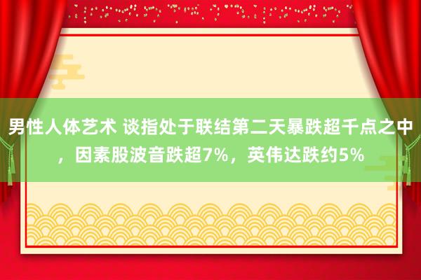 男性人体艺术 谈指处于联结第二天暴跌超千点之中，因素股波音跌超7%，英伟达跌约5%