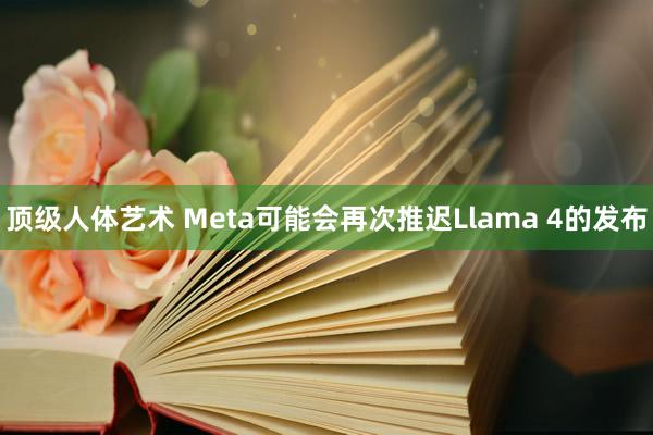 顶级人体艺术 Meta可能会再次推迟Llama 4的发布