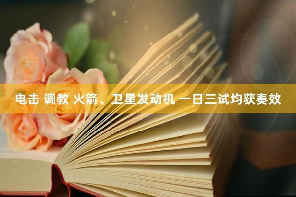电击 调教 火箭、卫星发动机 一日三试均获奏效