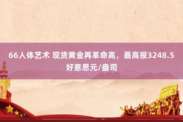 66人体艺术 现货黄金再革命高，最高报3248.5好意思元/盎司
